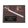 Ceremonial Scissors Plaque for 20" Ceremonial Scissors